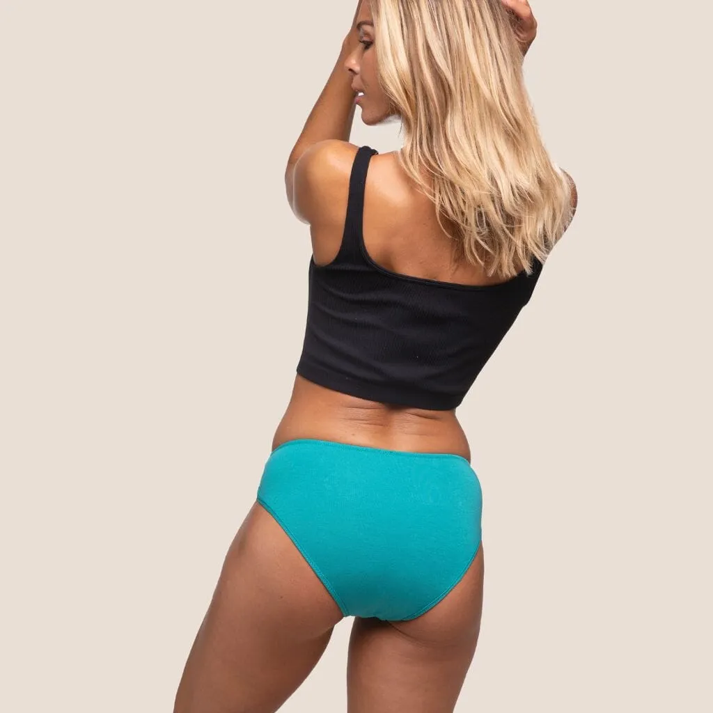 Culotte Menstruelle SPLENDEA CYAN Flux Moyen (Jour)