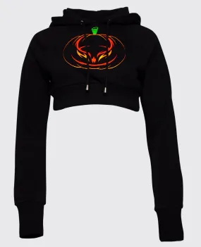 CYBERWEEN LOGO CROP HOODIE