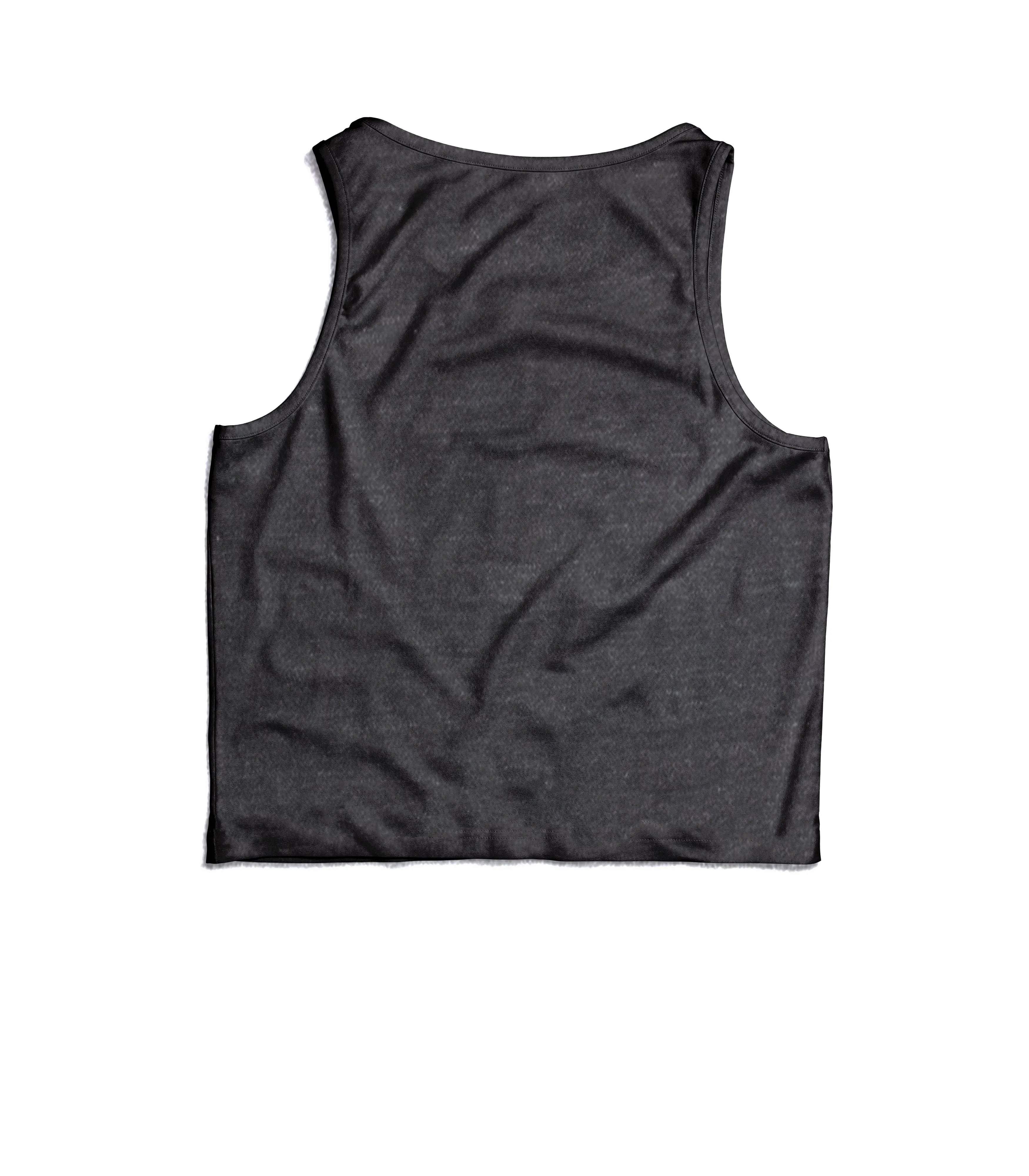 Dark Heather Grey VersaLifts™ crop muscle tank