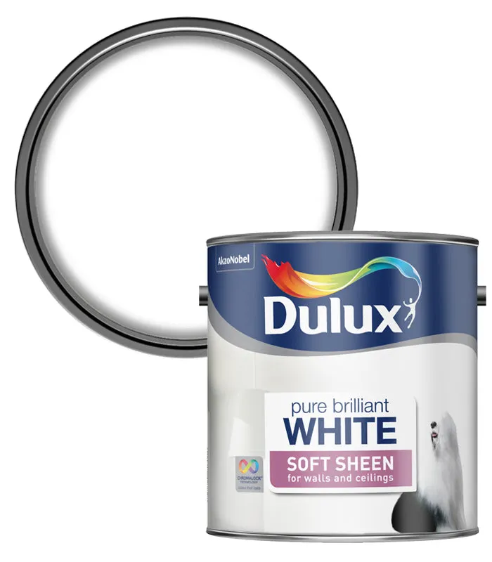 Dulux Soft Sheen Paint - Pure Brilliant White