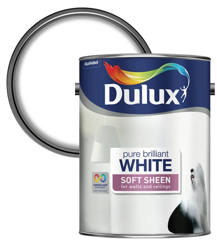 Dulux Soft Sheen Paint - Pure Brilliant White