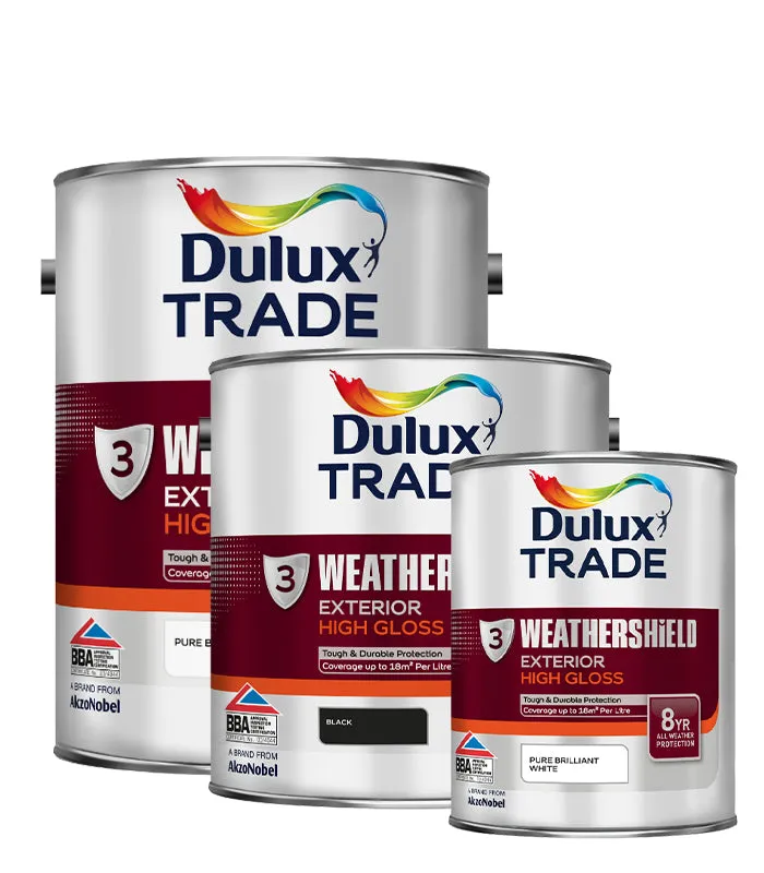 Dulux Trade Weathershield Exterior High Gloss Paint