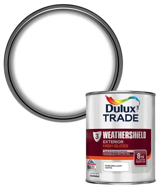 Dulux Trade Weathershield Exterior High Gloss Paint