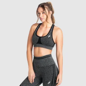 DYE Scrunch Seamless Crop - Black Marl