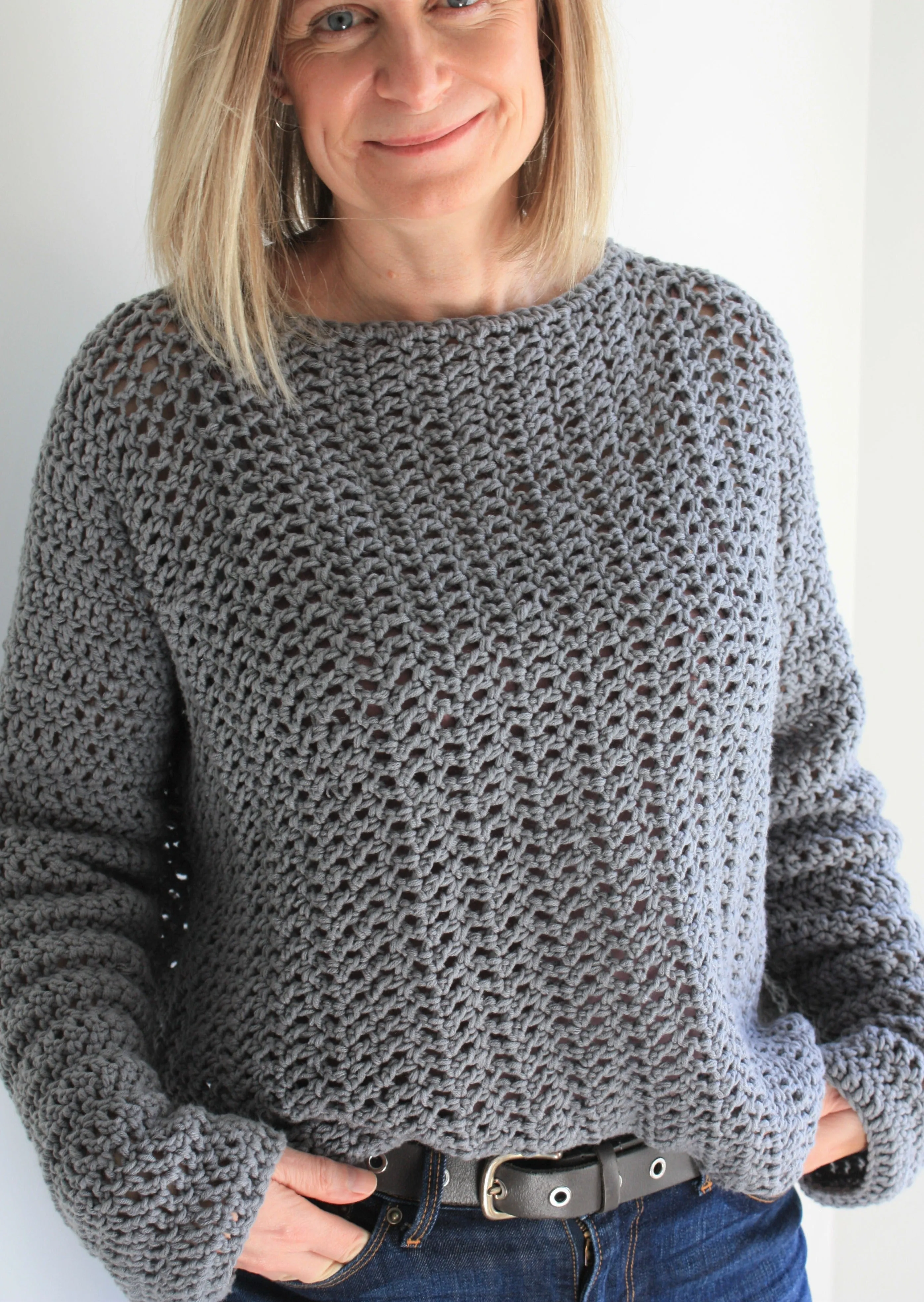 Easy Crochet Pattern - Tulip Time Sweater