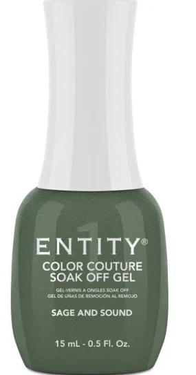 Entity Color Couture Soak-Off Gel Sage and Sound, 0.5 fl oz.