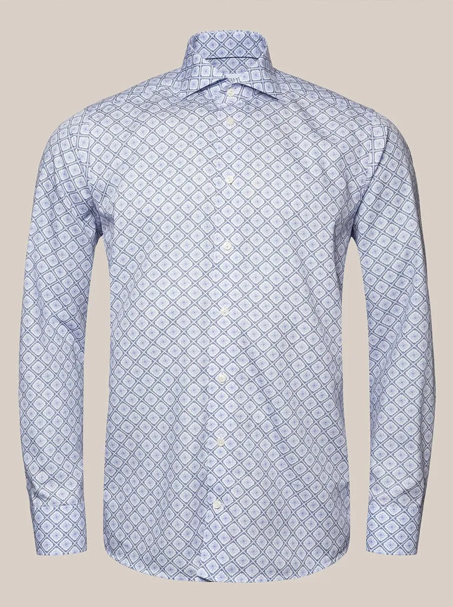 Eton -  Medallion Print Shirt