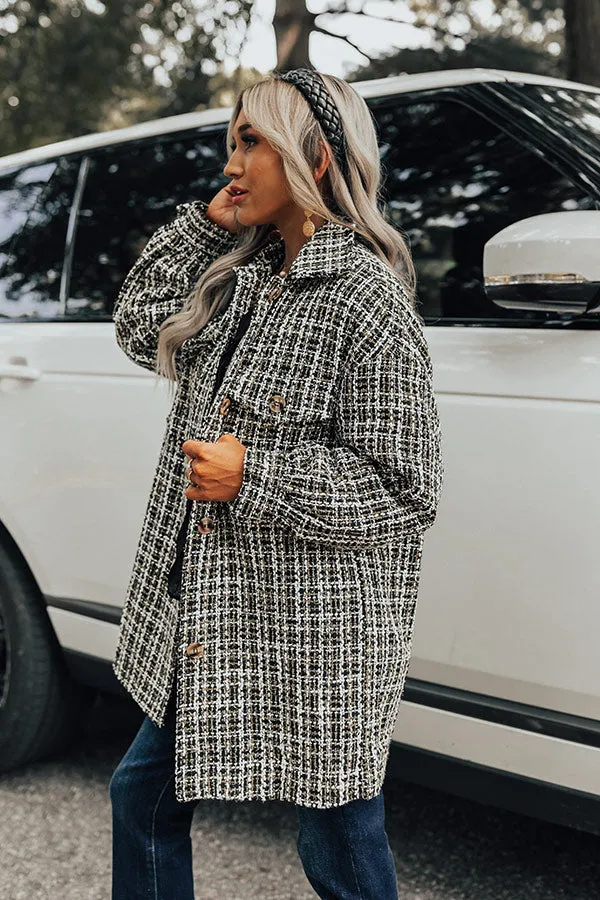 Everyday Rumors Tweed Coat