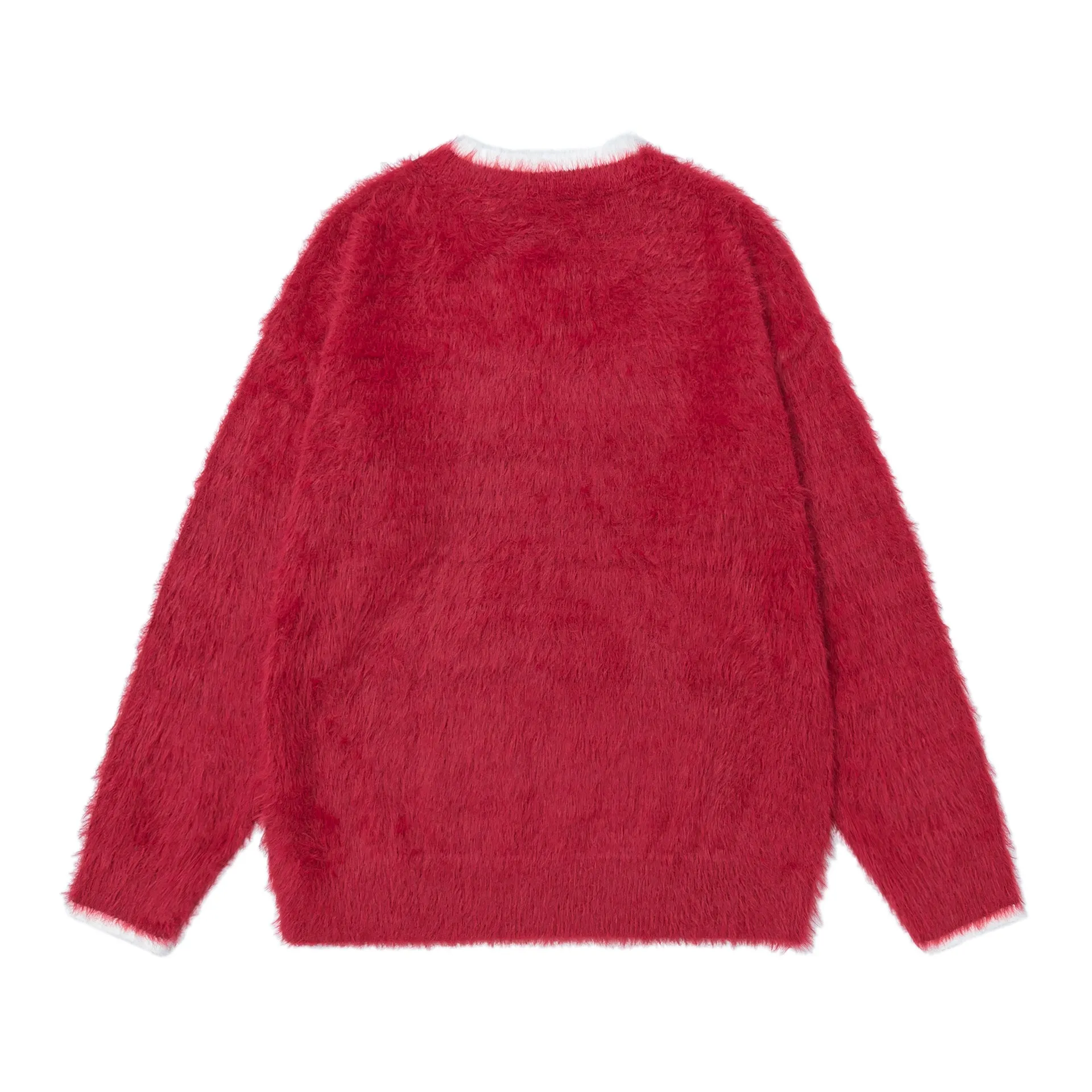 Faire Echo Fuzzy Jacquard Knit Sweater