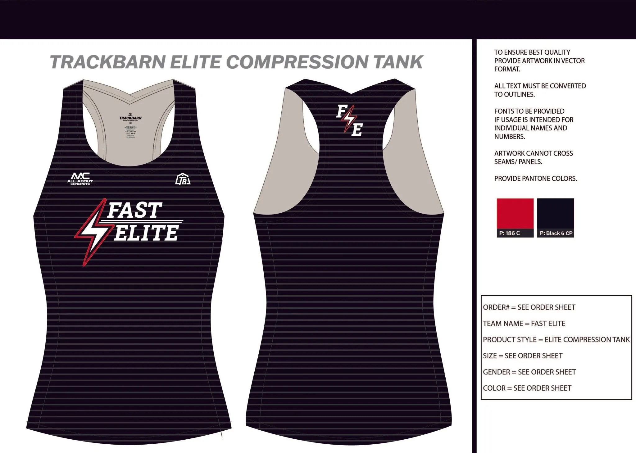 Fast-Elite- Womens Compression Tank