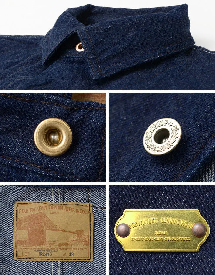 FOB FACTORY / F2417WW2 denim coveralls