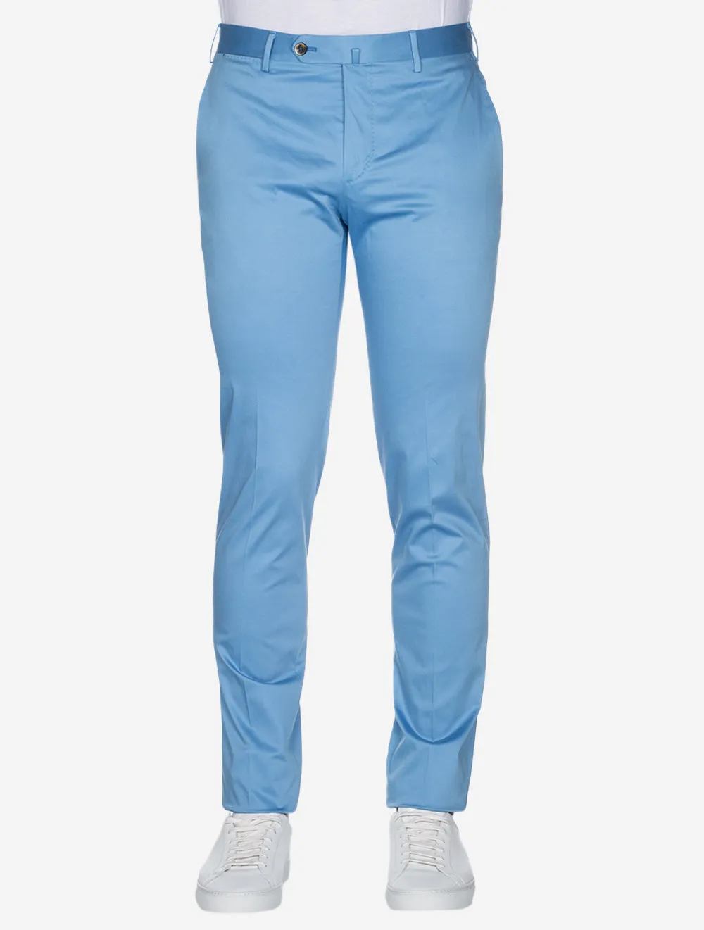 Formal Stretch Chino Duck Egg Blue