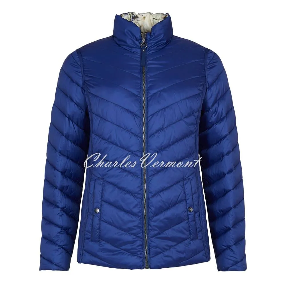 Frandsen Lightly Padded Reversible Jacket - Style 526-588-1167 (Royal Blue / Multi)