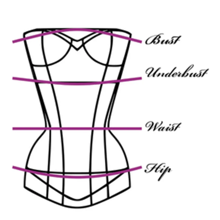 Funki Buys | Lingerie | Women's Pin Striped Front Clip Up Corset