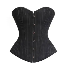 Funki Buys | Lingerie | Women's Pin Striped Front Clip Up Corset