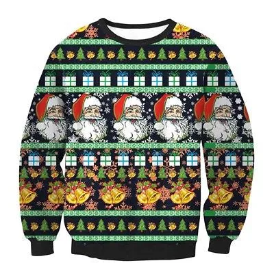 Funny ugly Christmas unisex pullover sweater