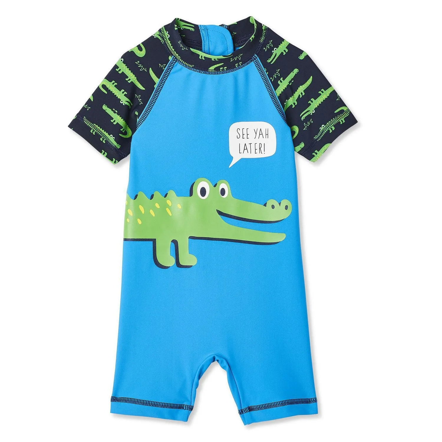 George Boys Swimsuit - Crocodile