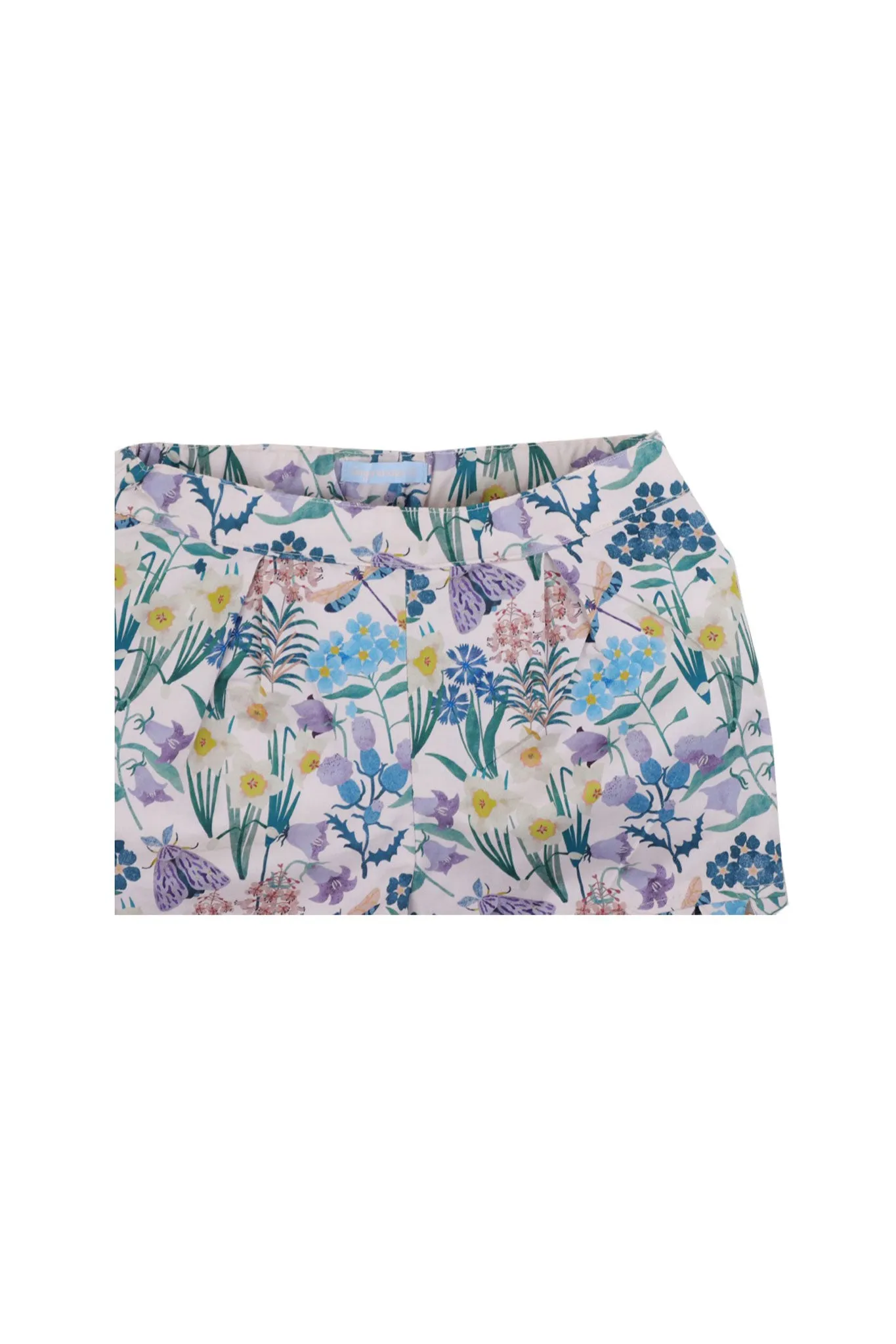 Gingersnaps Scallop Shorts W/Garden Print