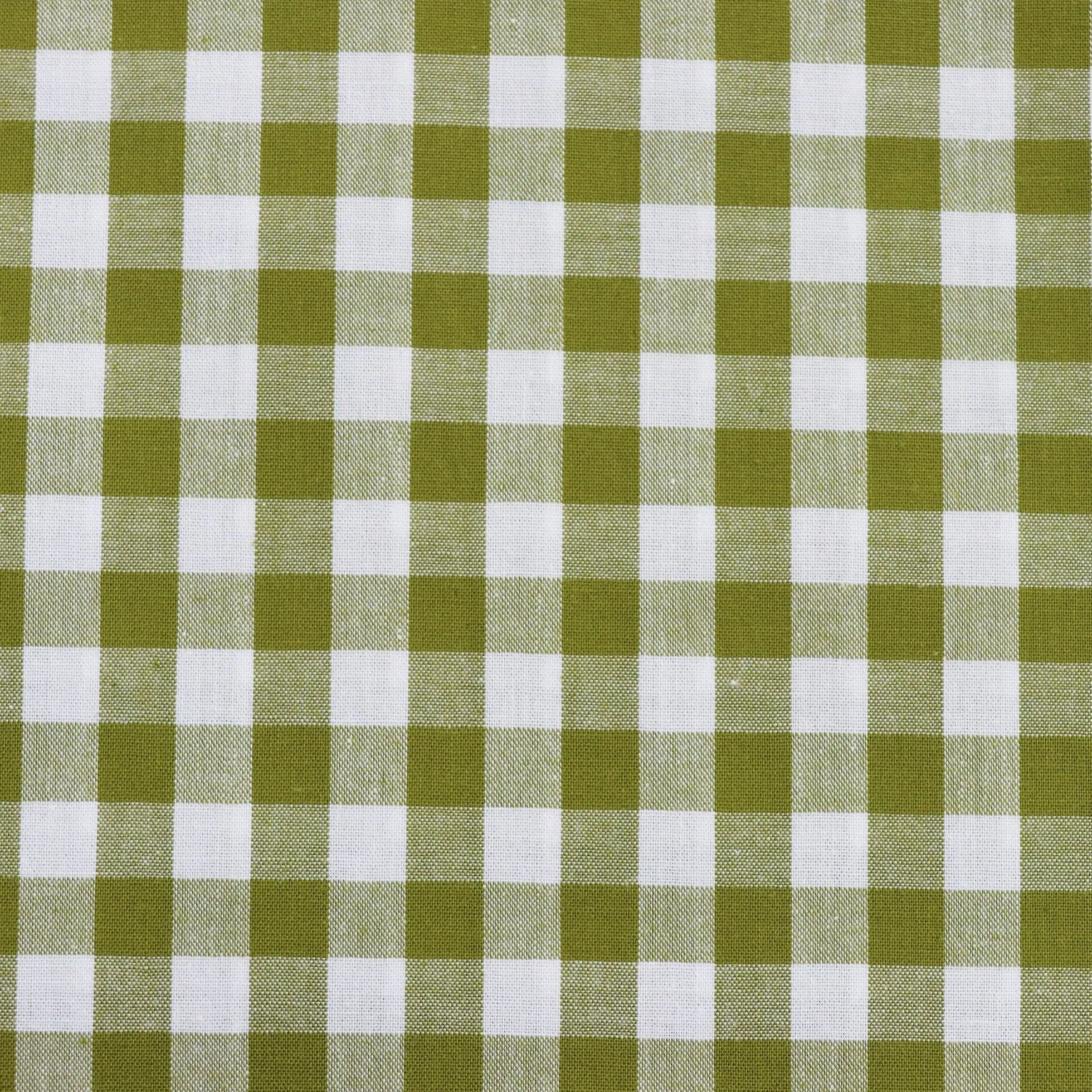 Gingham Yarn Dyed Cotton - Green