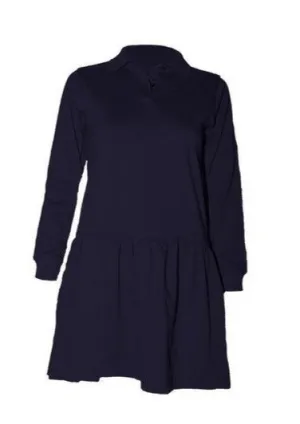 Girls Long Sleeve Polo Dress