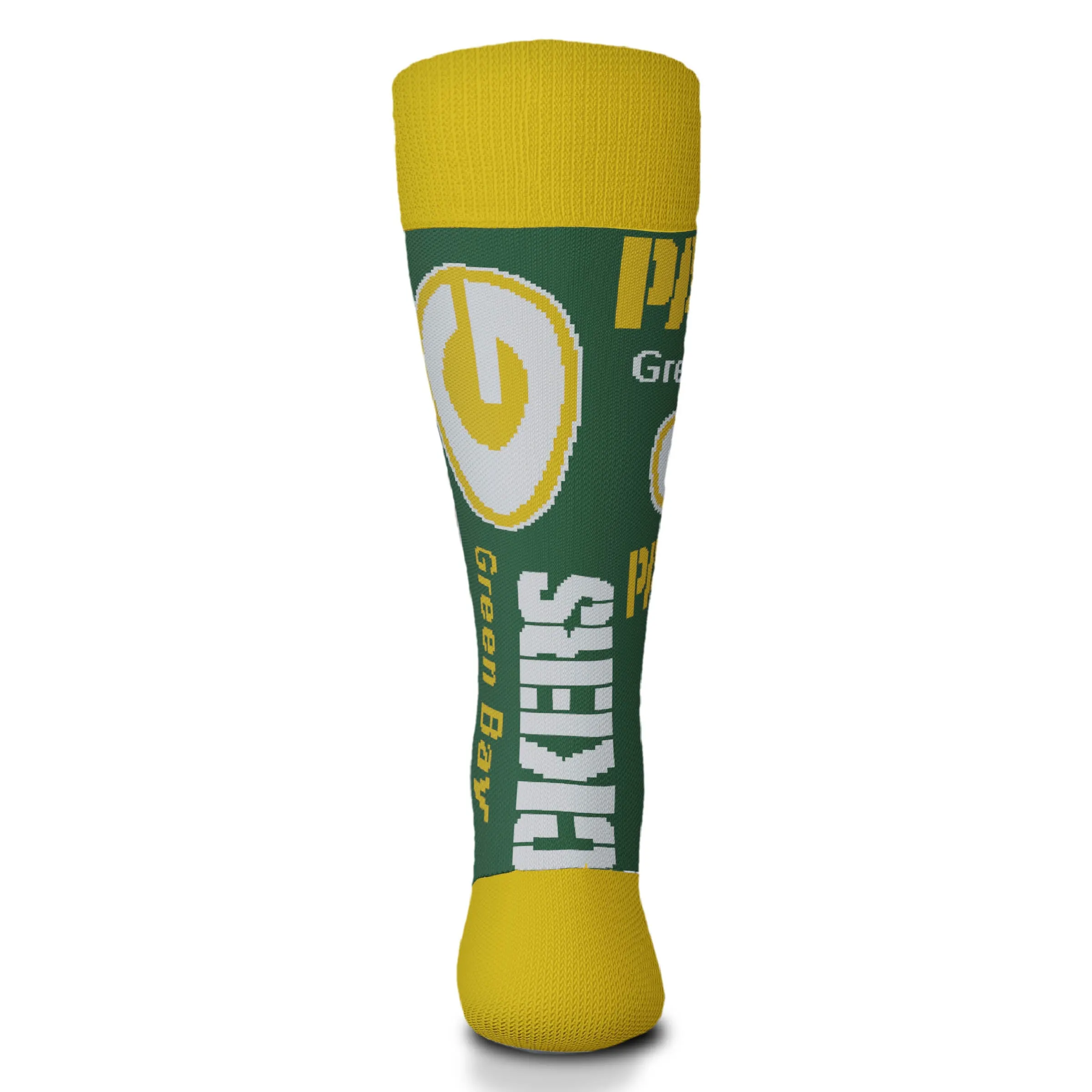 Green Bay Packers Wall to Wall Socks, OSFM