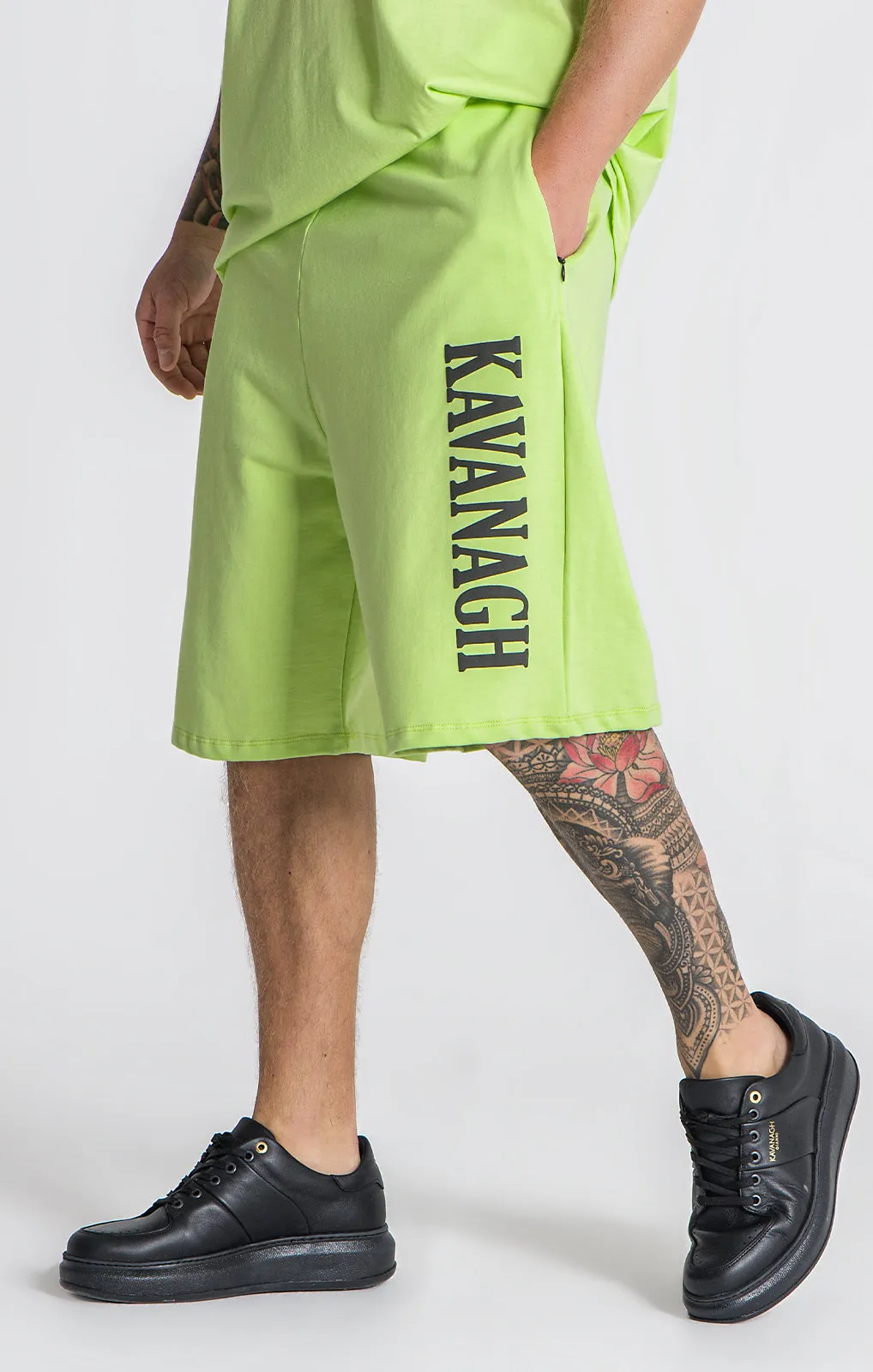 Green Candy Loose Shorts