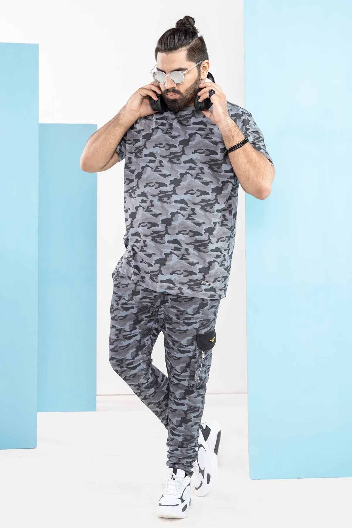 Grey Camo Trouser (Plus Size) - S21 - MTR019P