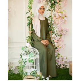 Hafsa Abaya (Sage Green)