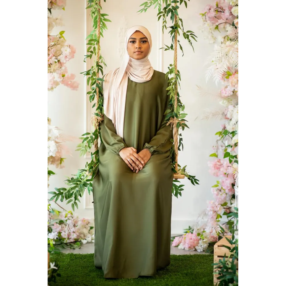 Hafsa Abaya (Sage Green)