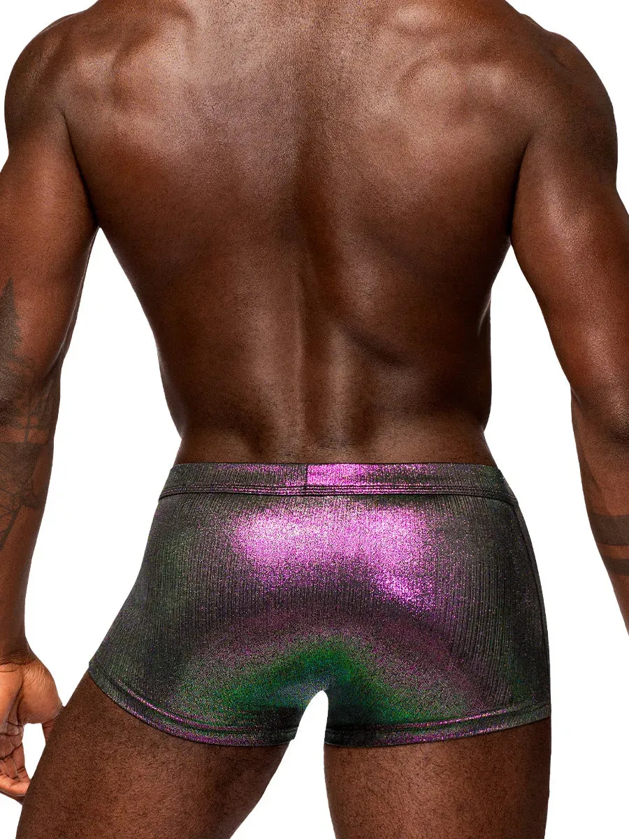 Hocus Pocus Pouch Shorts in Iridescent Hues