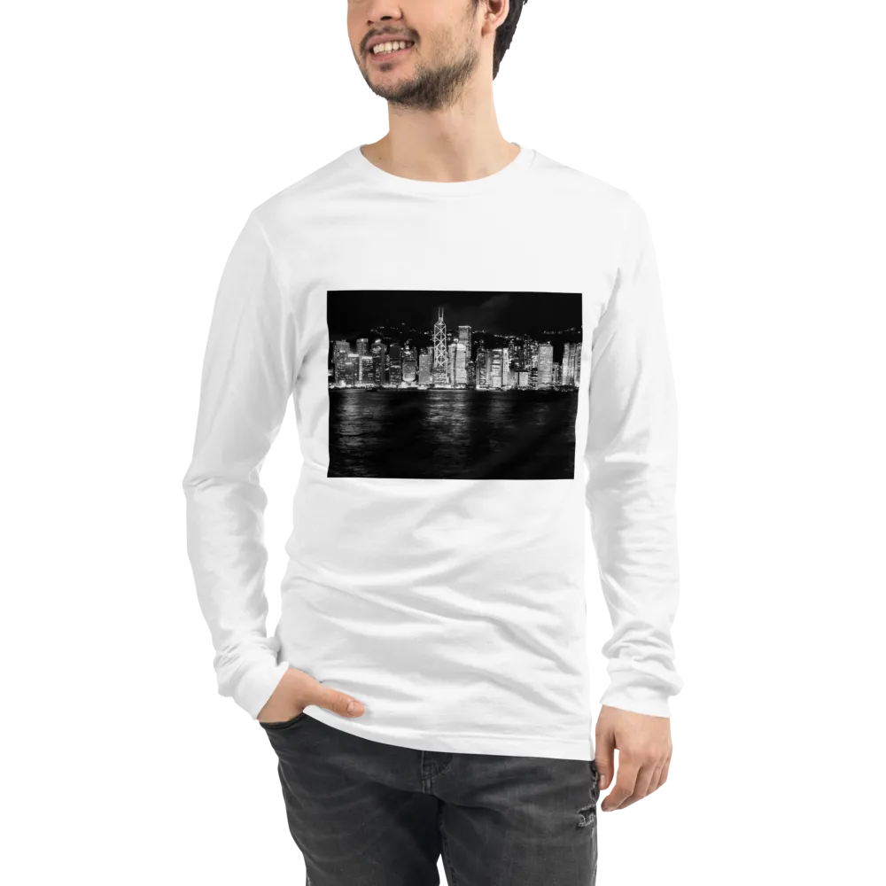 Hong Kong City Skyline Long Sleeve Tee