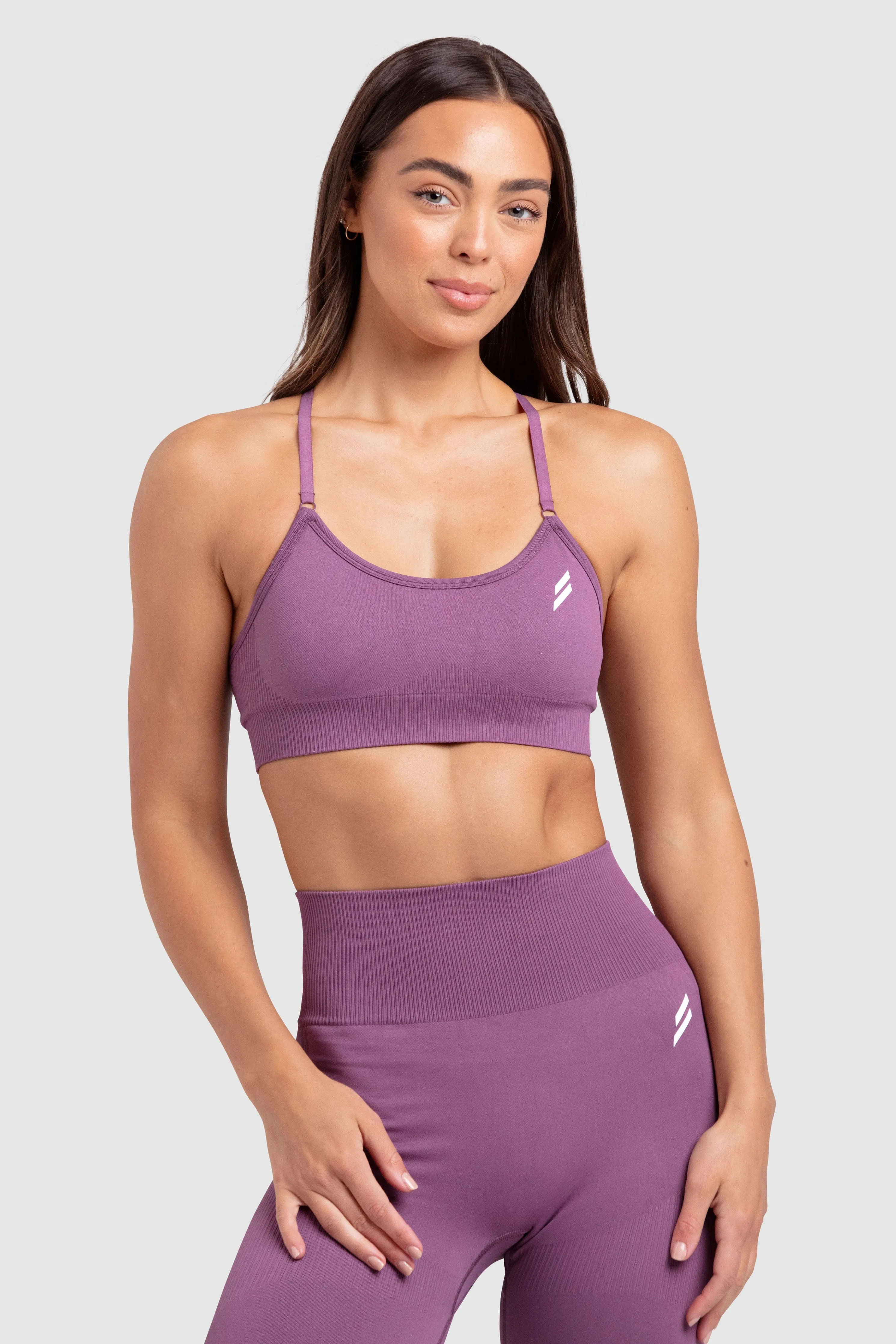 Impact Solid Crop - Mauve Purple