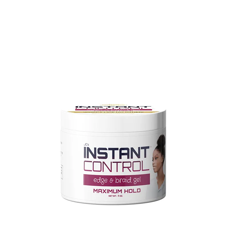 INSTANT CONTROL Max Edge & Braid Gel Maximum Hold 4oz