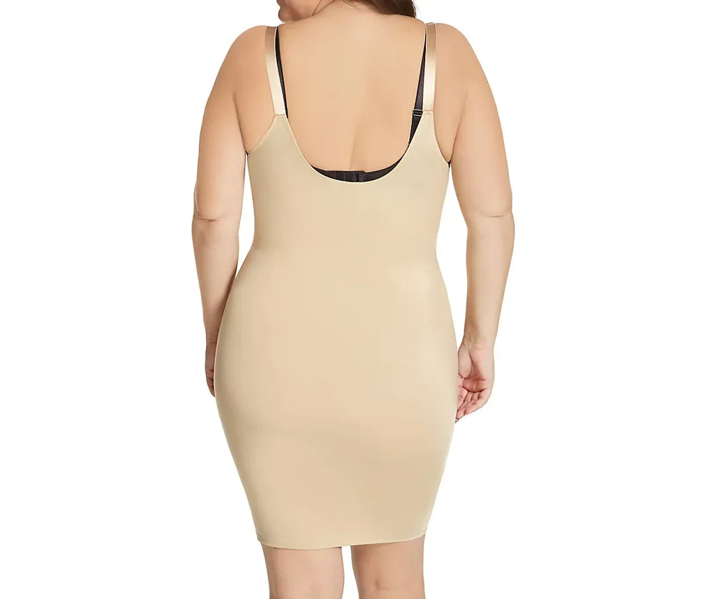 InstantFigure Underbust Plus Size Dress Adjustable Strap WDS40151C