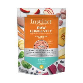 Instinct Raw Longevity Cage-Free Chicken Bites for Puppies Frozen Dog Food