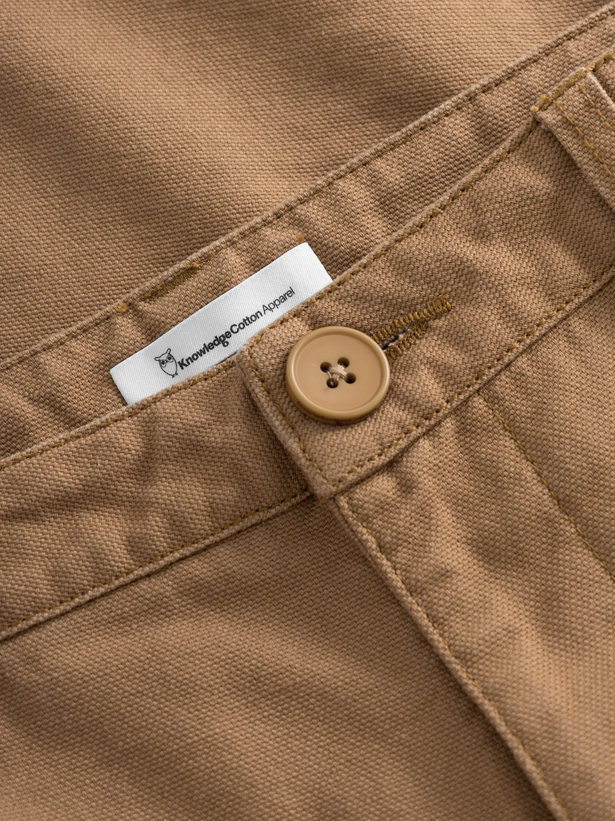 IRIS mom mid-rise chino - Brown Sugar