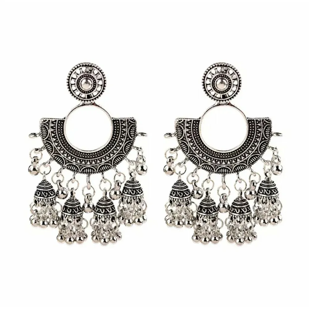 Jhumka Pride Earrings - Gold / Silver