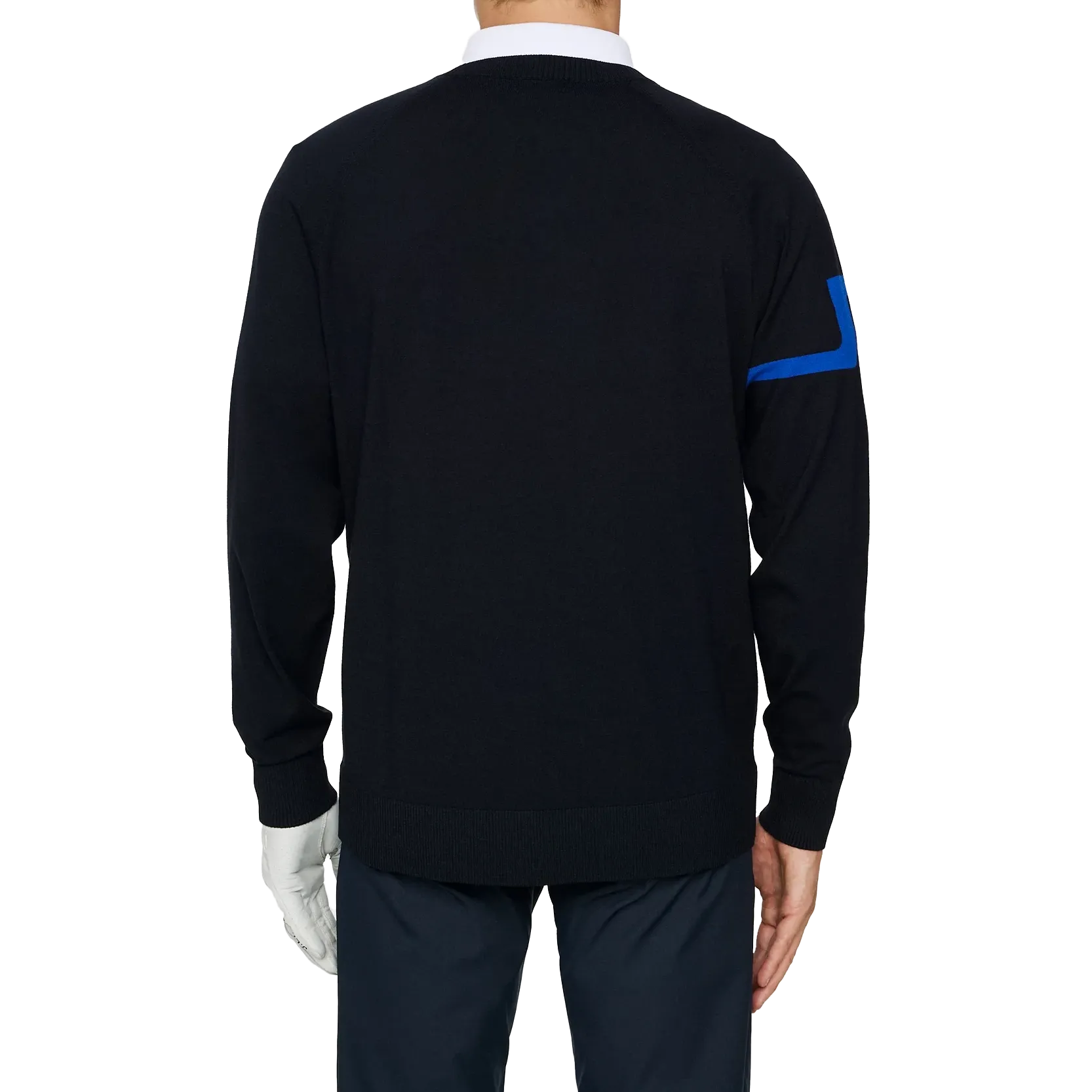 J.Lindeberg Gusten Knitted Golf Sweater - JL Navy