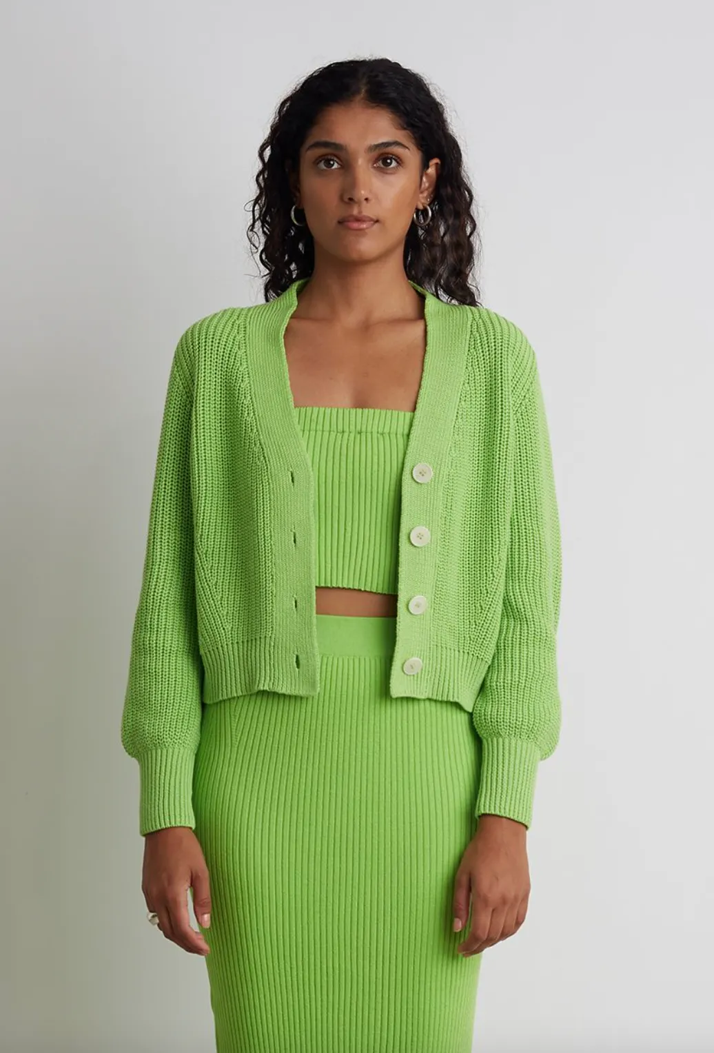 Kaia Tube Top - Lime