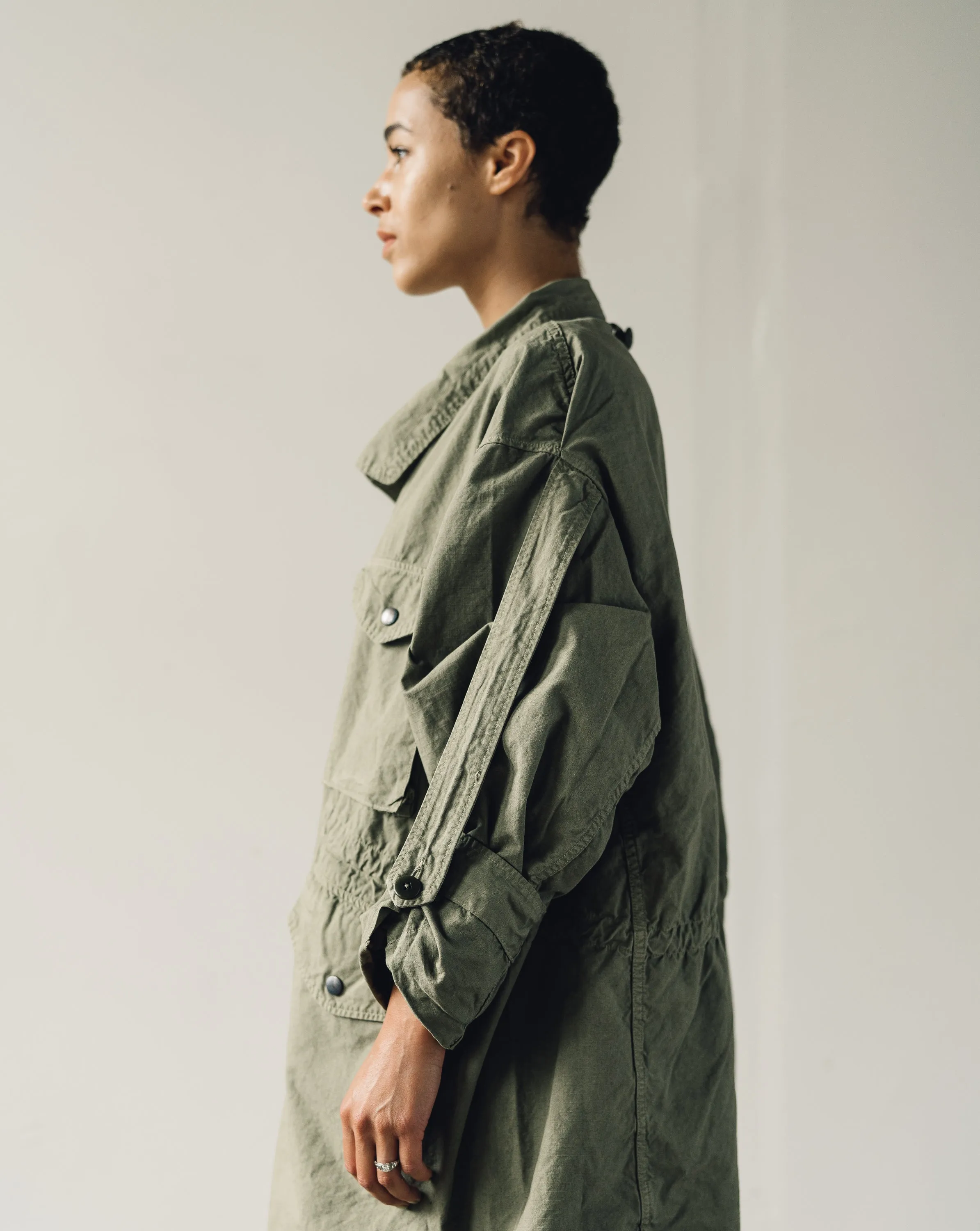 Kapital Ripstop Field Coat, Khaki