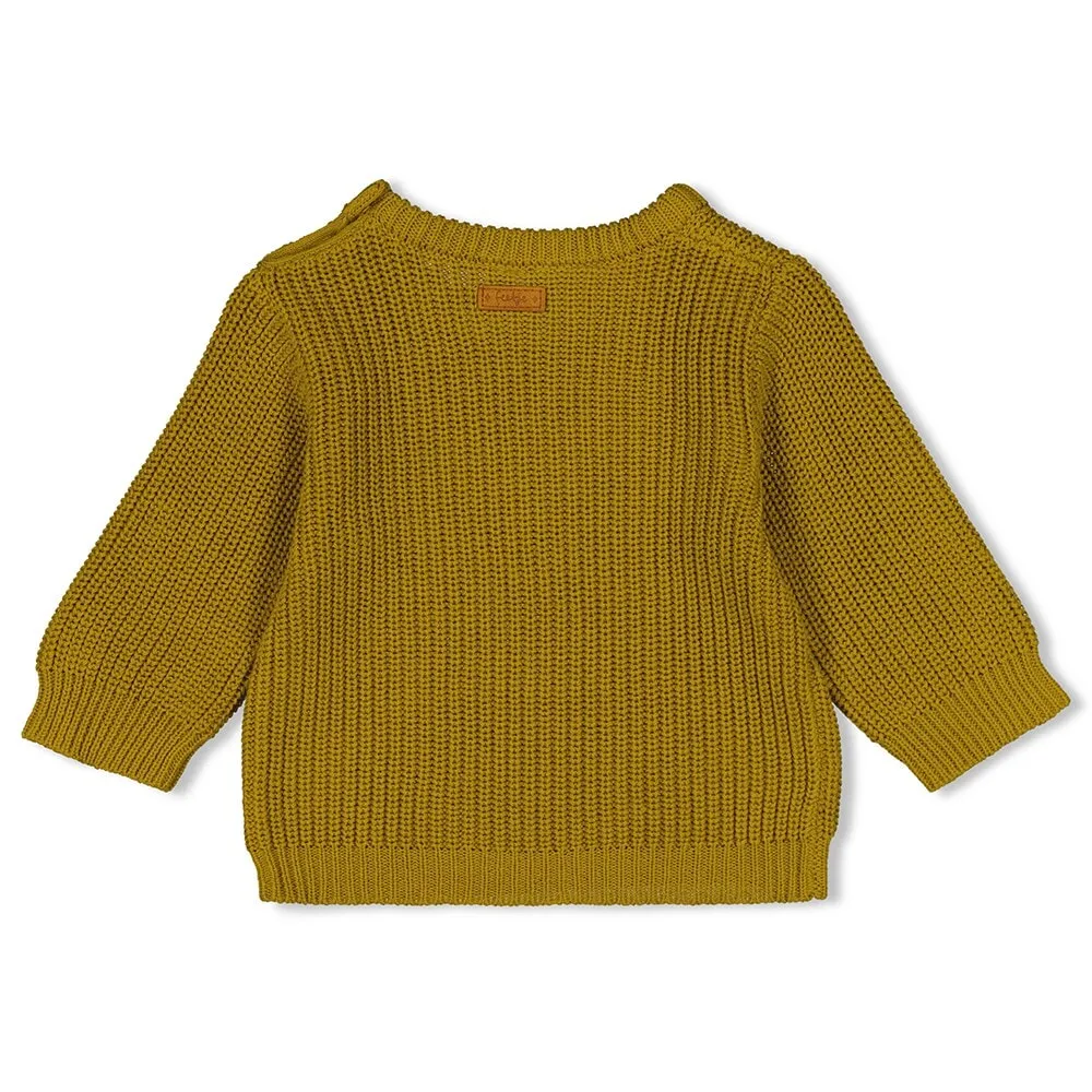 KEEP ROLLING - Garter Stitch Classic Keepsake Sweater