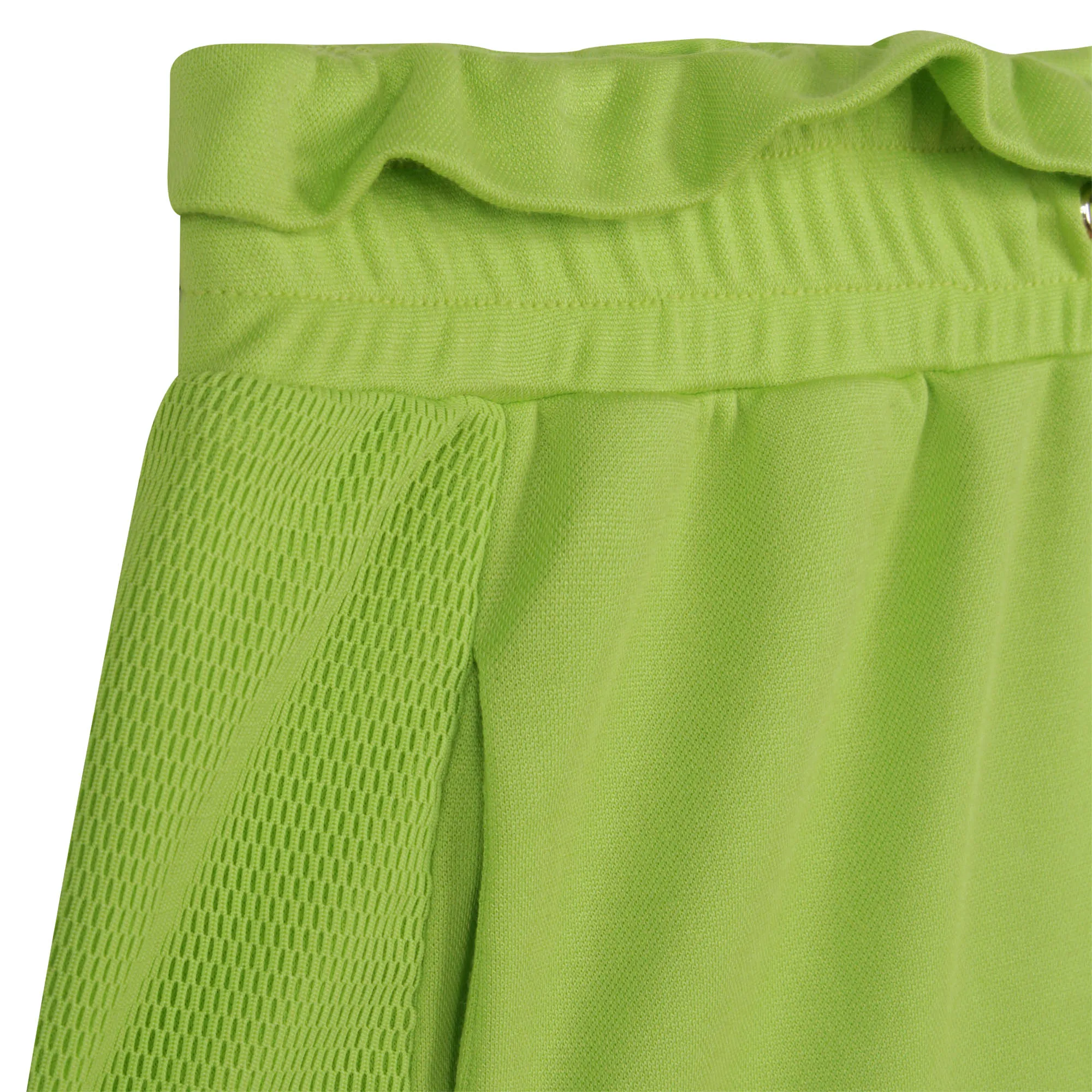 KL Lime Mesh Panel Shorts