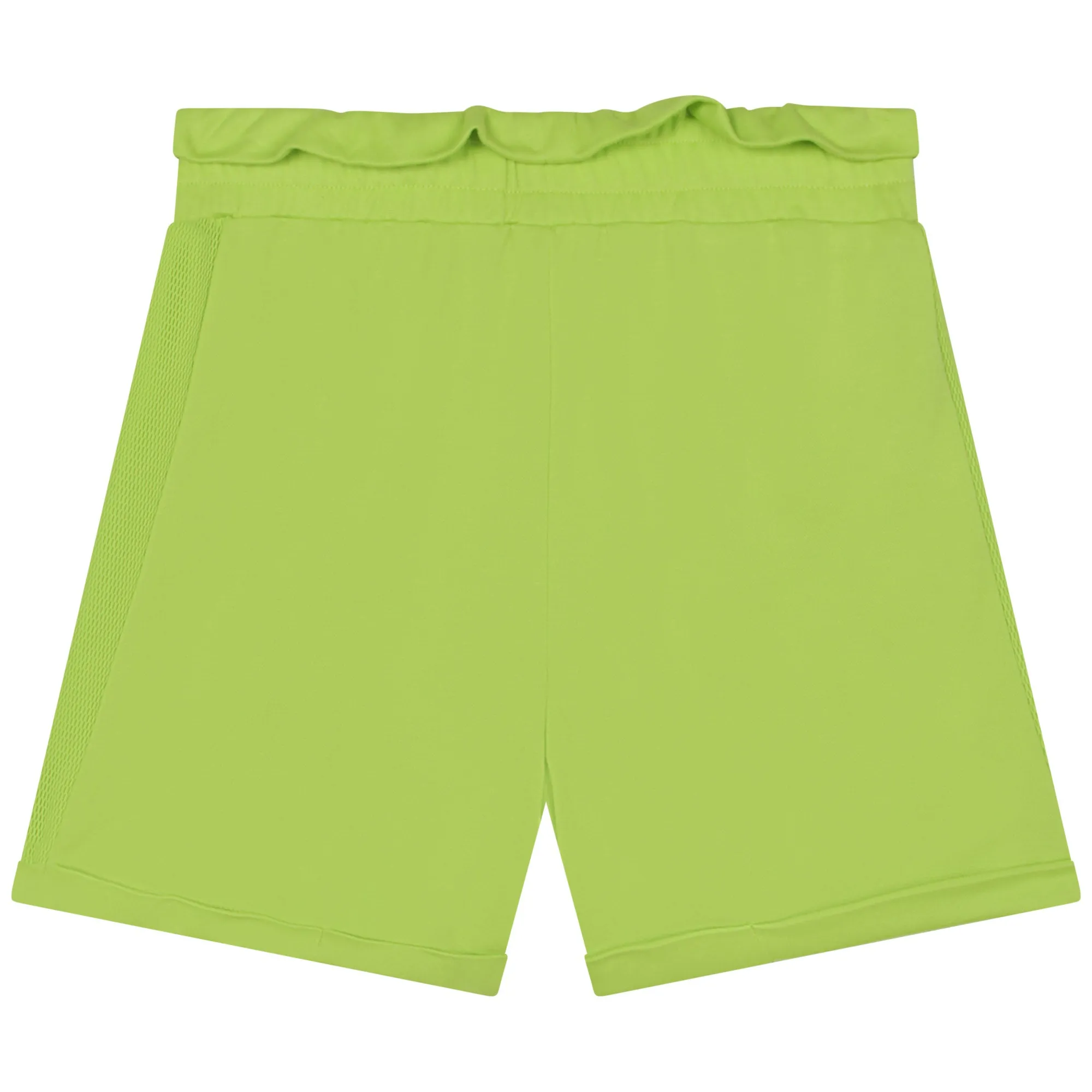 KL Lime Mesh Panel Shorts