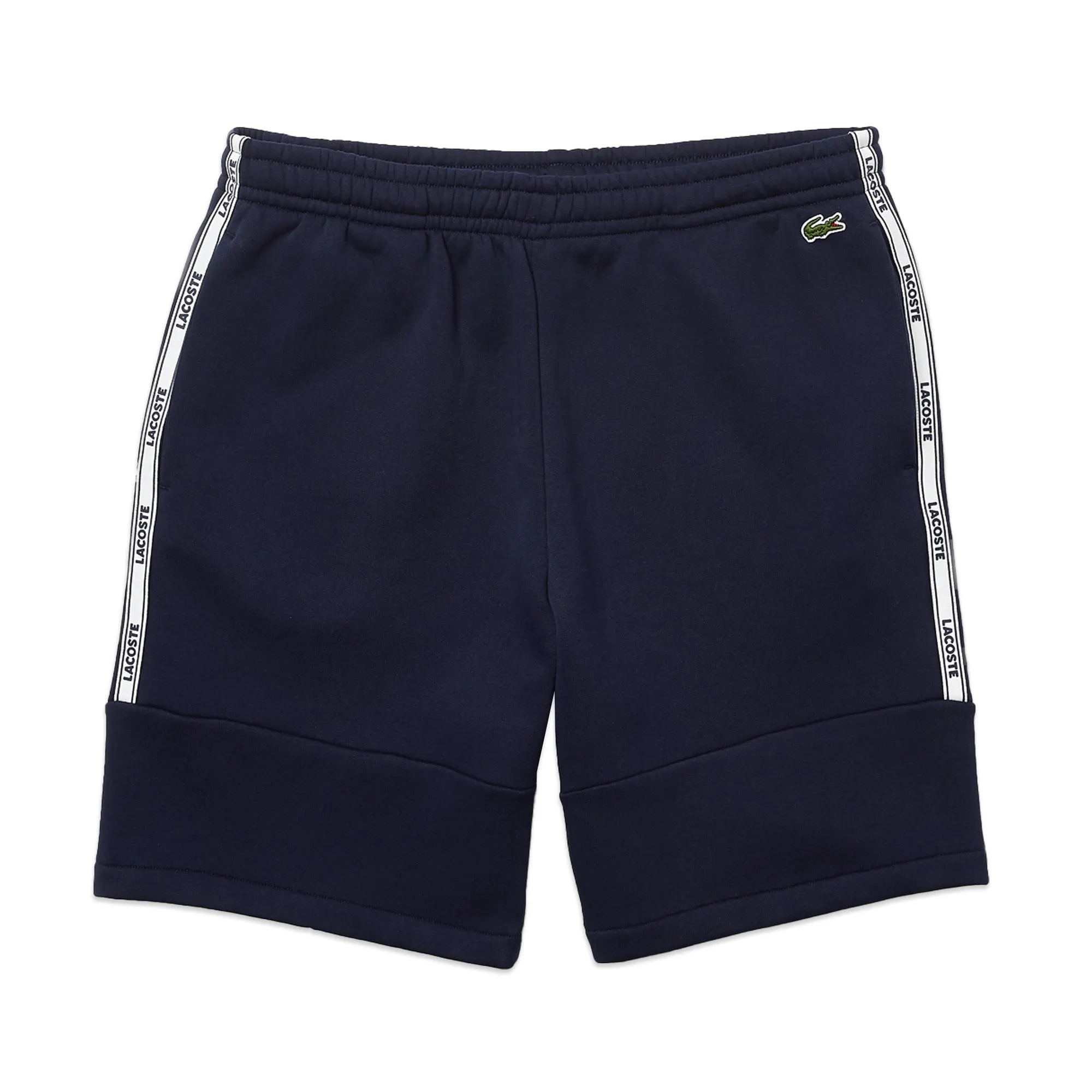 Lacoste Men's Signature Logo Tape Cotton Fleece Shorts