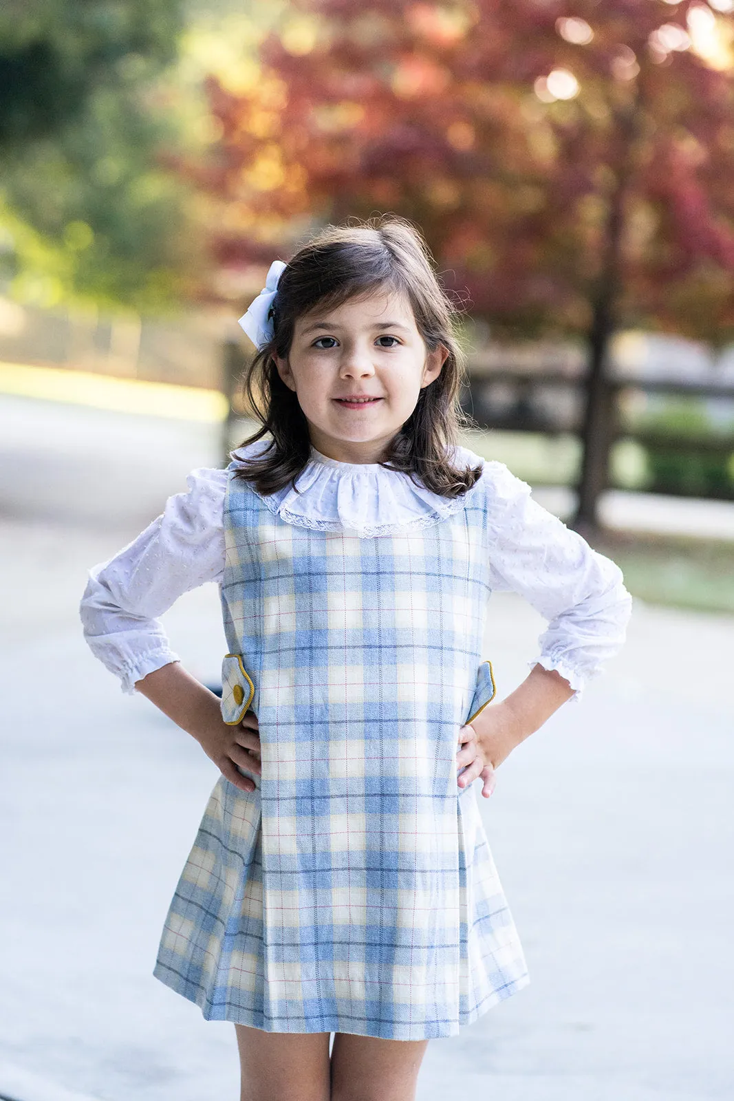 Leo & Lola Plaid viella Girl's Jumper