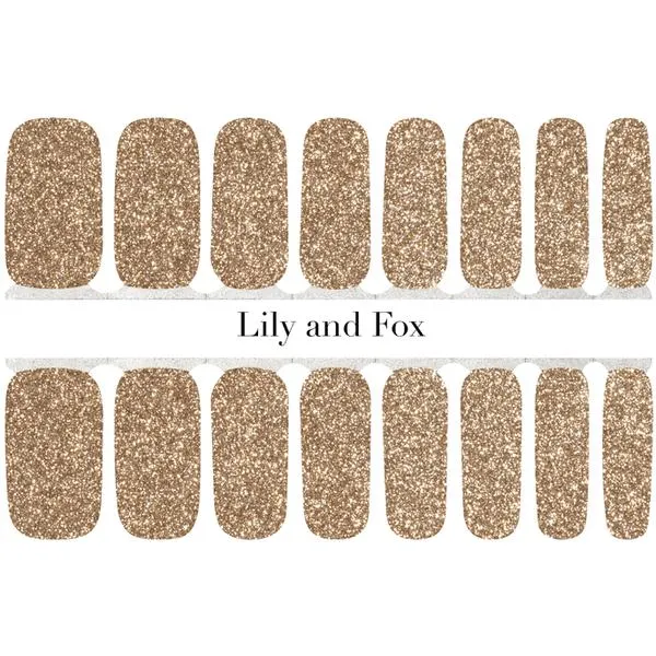 Lily And Fox - Nail Wrap - Champagne On Ice