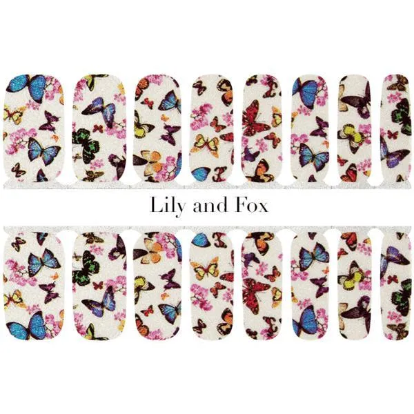 Lily and Fox - Nail Wrap - Flutter By