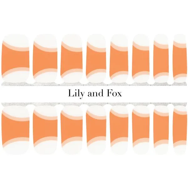 Lily and Fox - Nail Wrap - Golden Hour