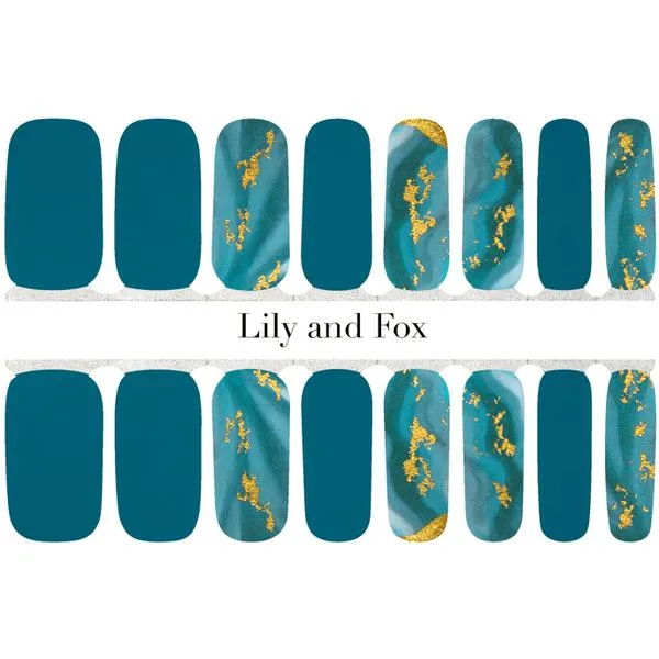 Lily and Fox - Nail Wrap - Ocean Princess