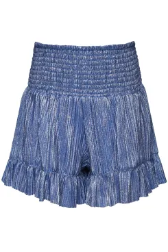 Little l Girl Girl’s Smock Waist Sparkle Ruffled Shorts